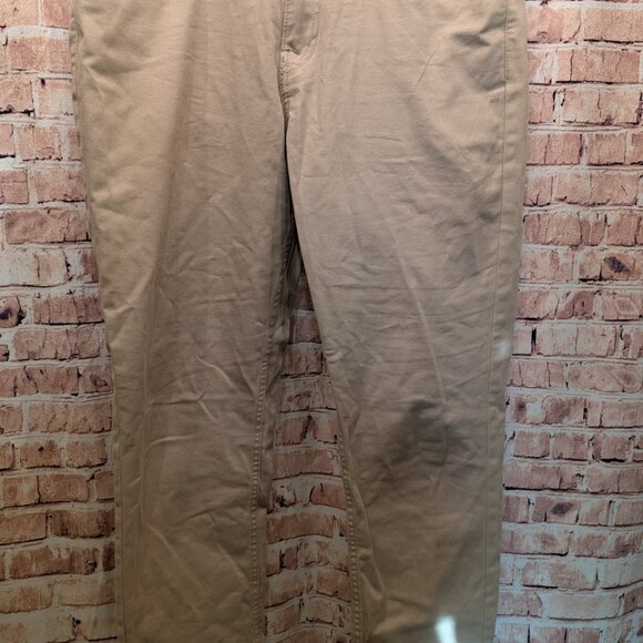 H&M Pants Slim Fit Tan Cotton/Elastane Pants Size 32 - Picture 3 of 14